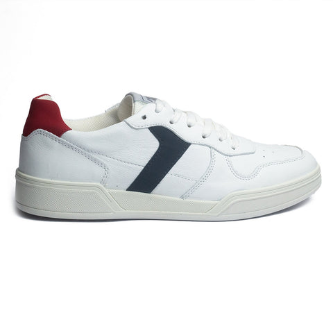 Italian Men White Leather Shoes #4067