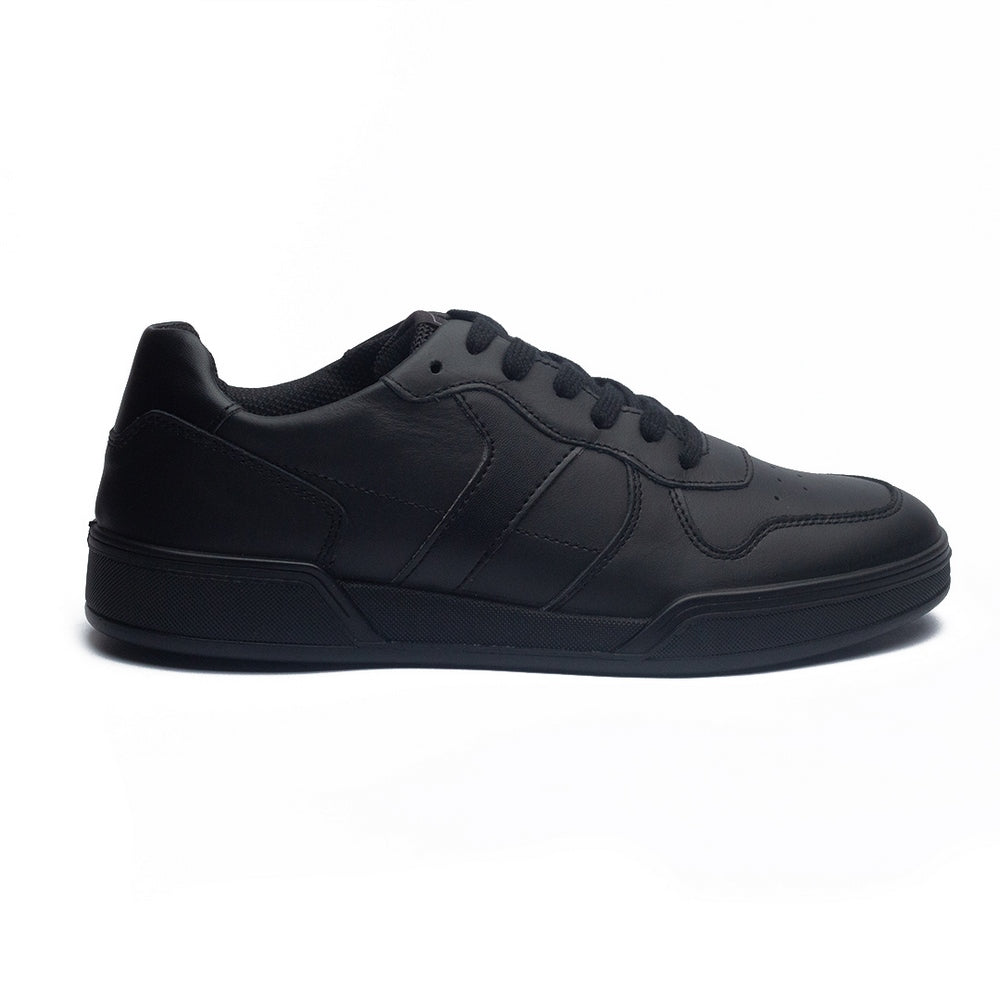 Italian Men Black Leather Shoes #4068