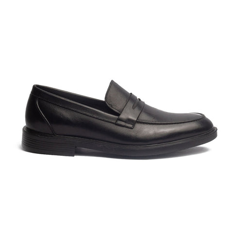 Men Black Leather Shoes #4103