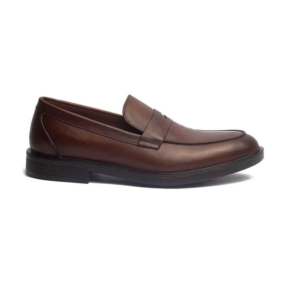 Men Brown Leather Shoes #4104