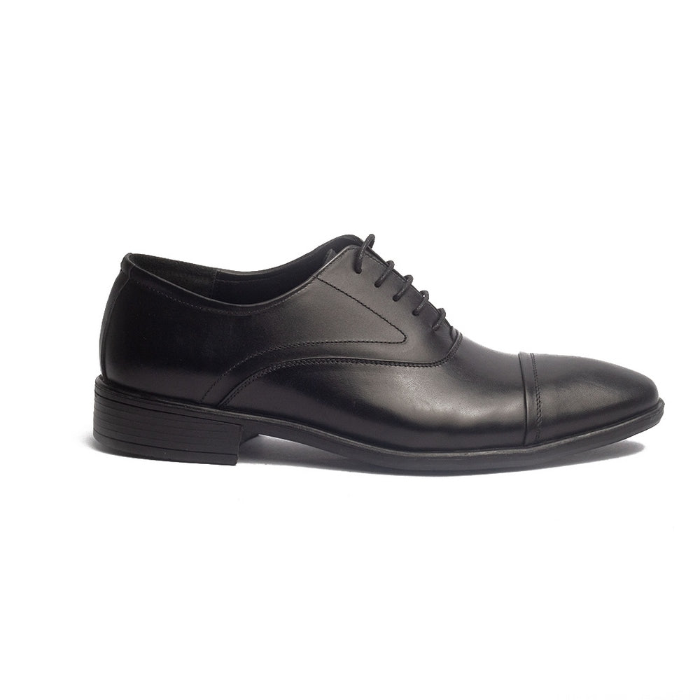 Men Black Leather Shoes #4109