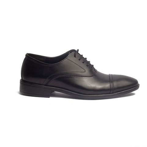 Men Black Leather Shoes #4109