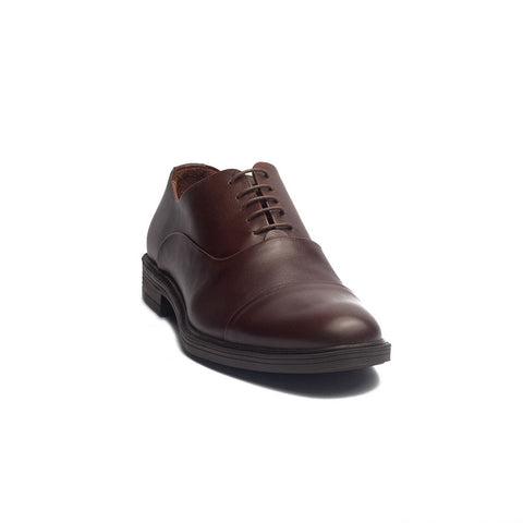 Men Brown Leather Shoes #4115