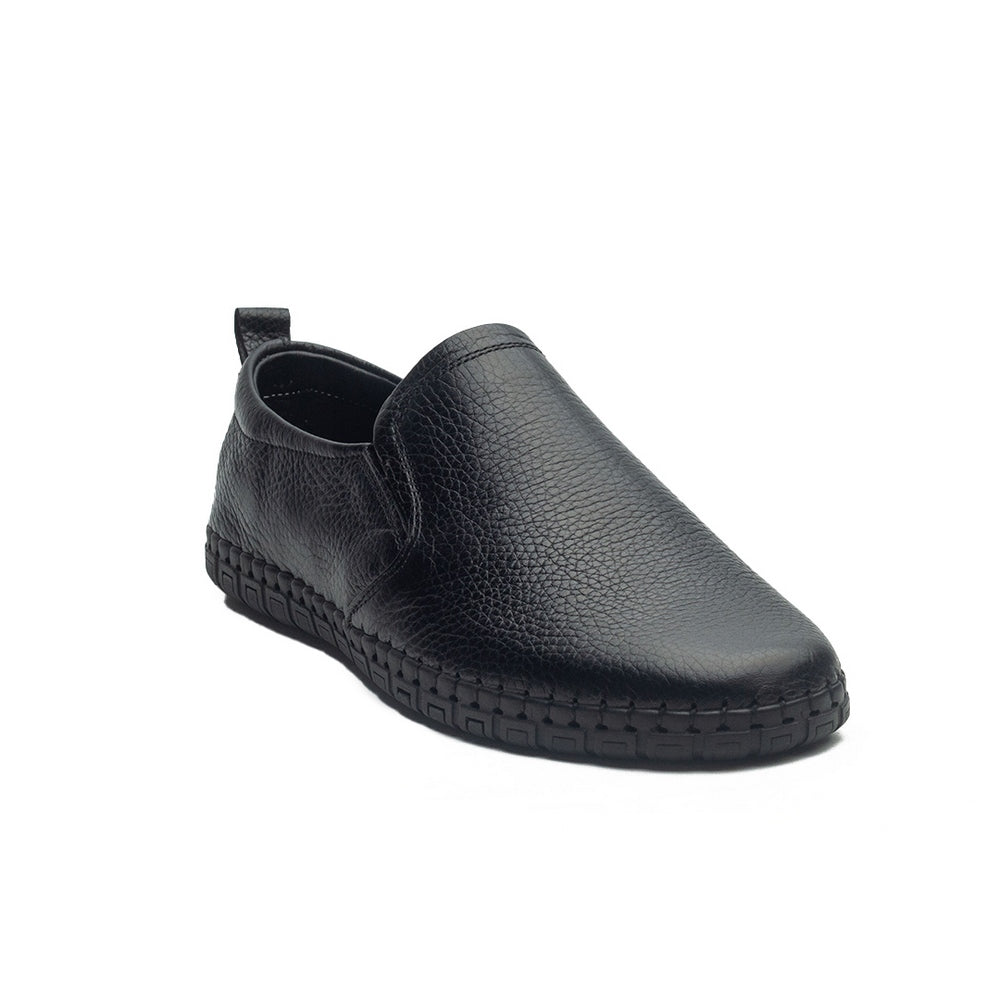 Men Black Leather Shoes #4131