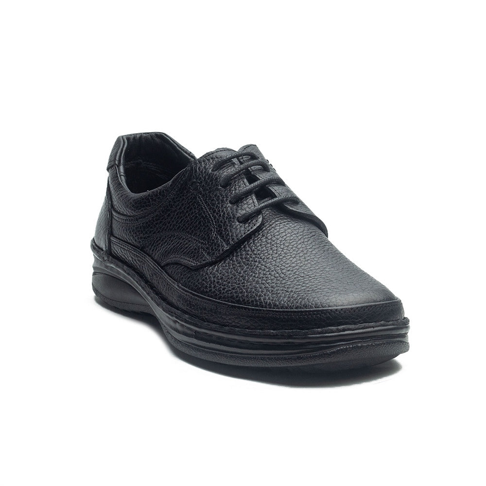 Men Black Leather Shoes #4132