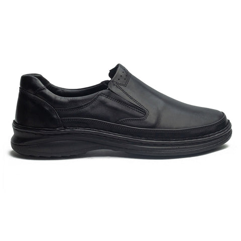 Men Black Leather Shoes #4134