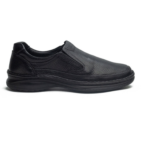 Men Black Leather Shoes #4135