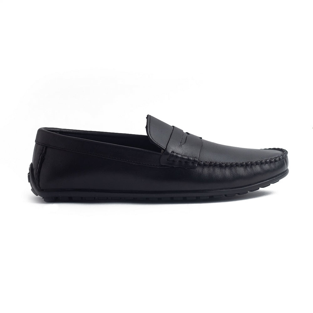 Men Black Leather Espadrilles #4137