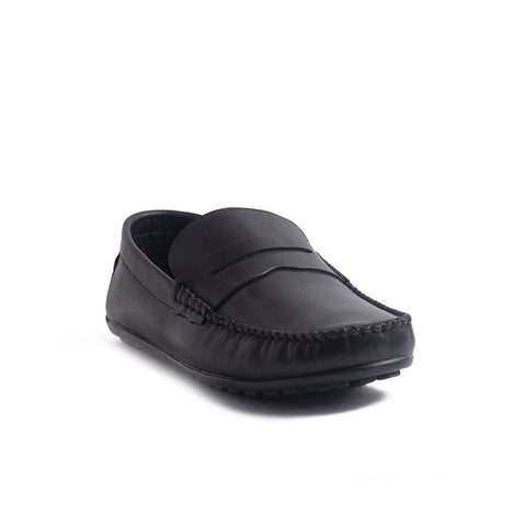 Men Black Leather Espadrilles #4137