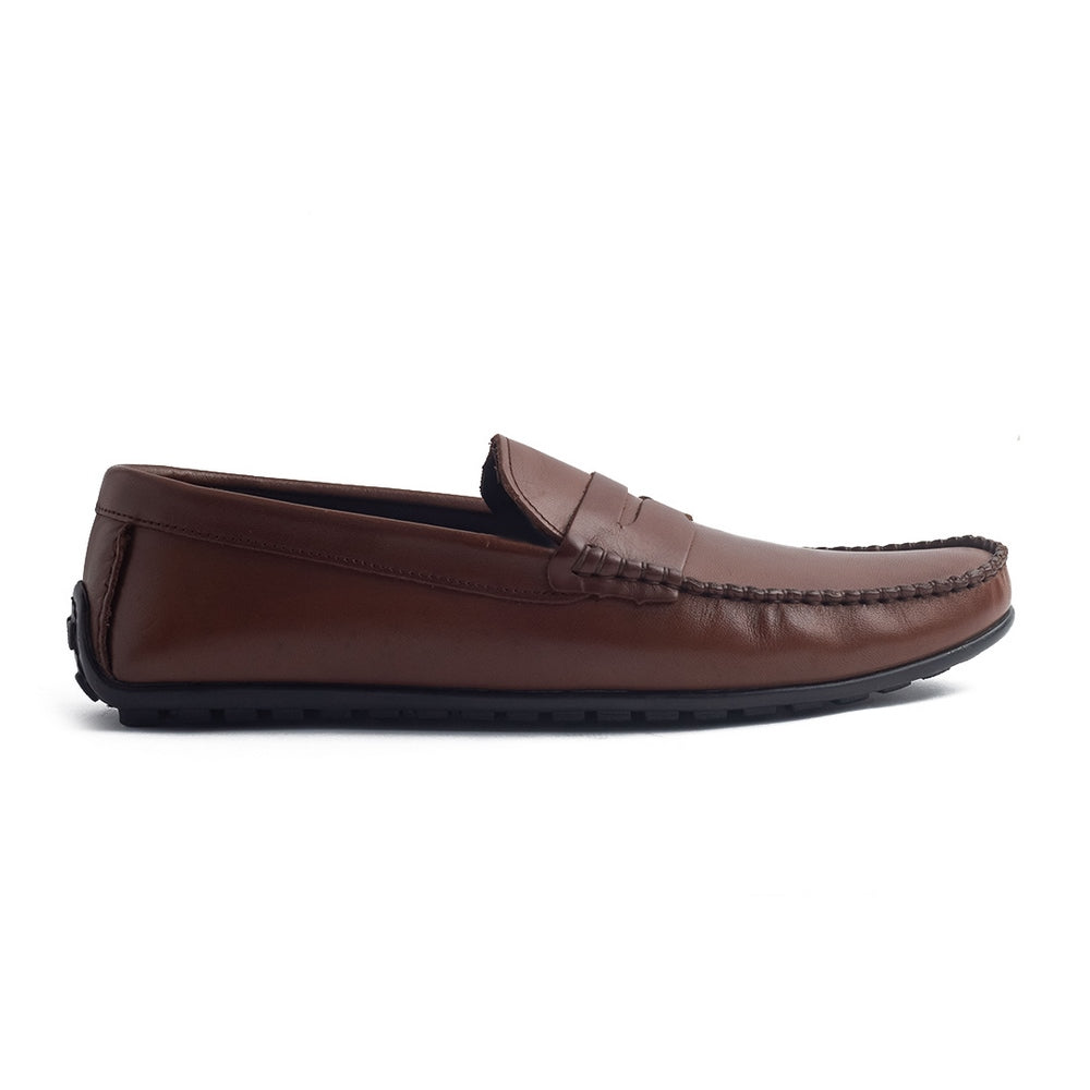 Men Brown Leather Espadrilles #4139