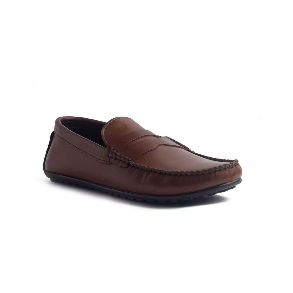 Men Brown Leather Espadrilles #4139