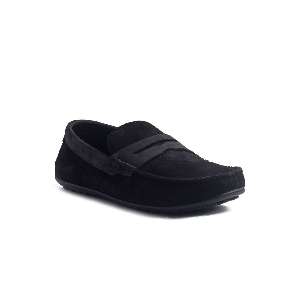 Men Black Chamois Espadrilles #4142