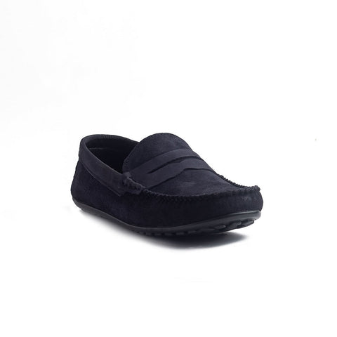 Men Dark Blue Chamois Espadrilles #4145