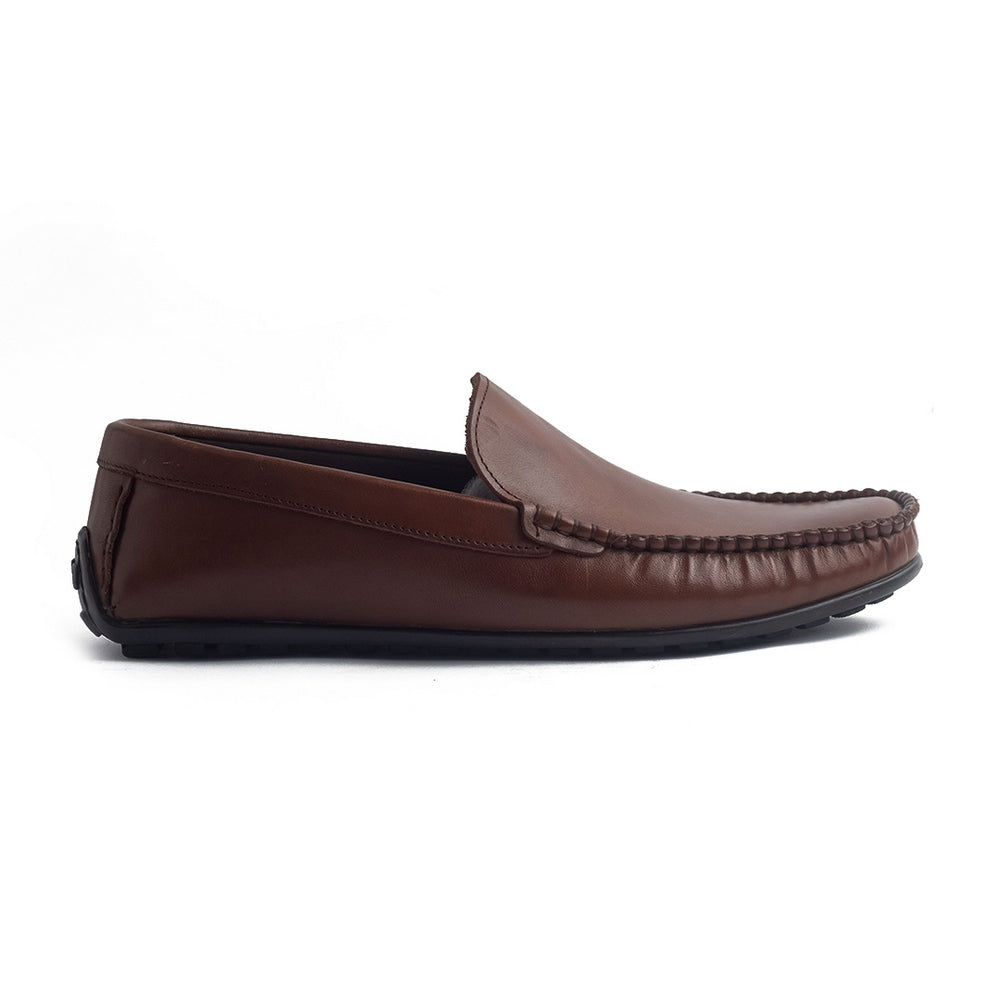 Men Brown Leather Espadrilles #4147