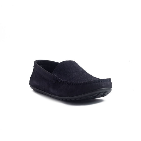 Men Dark Blue Chamois Espadrilles #4154