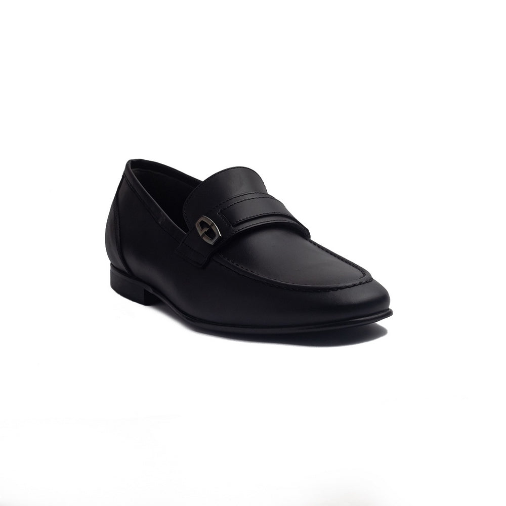 Italian Men Black Leather Shoes #4158