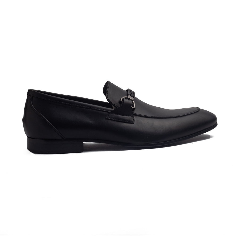 Italian Men Black Leather Shoes #4177