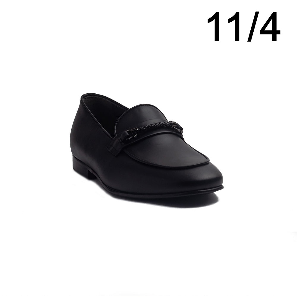 Italian Men Black Leather Shoes #4178
