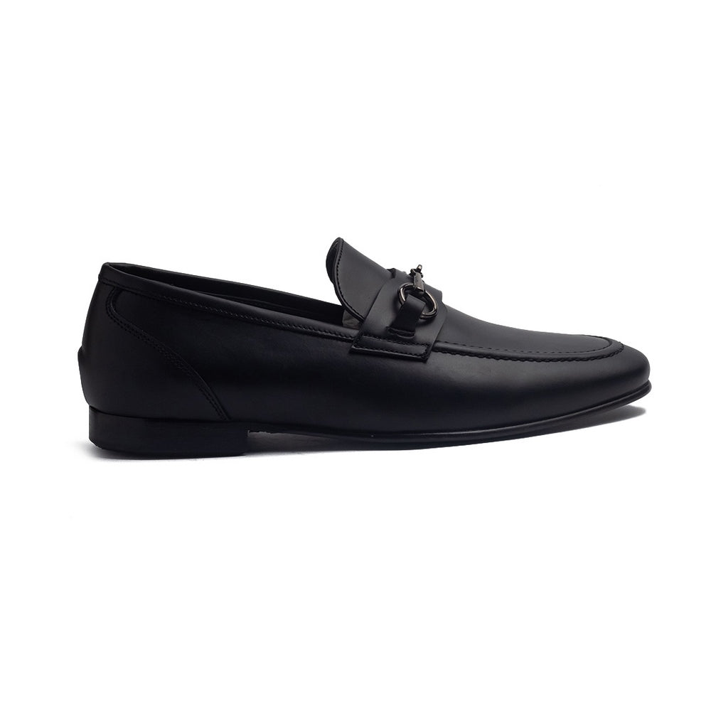 Italian Men Black Leather Shoes #4185