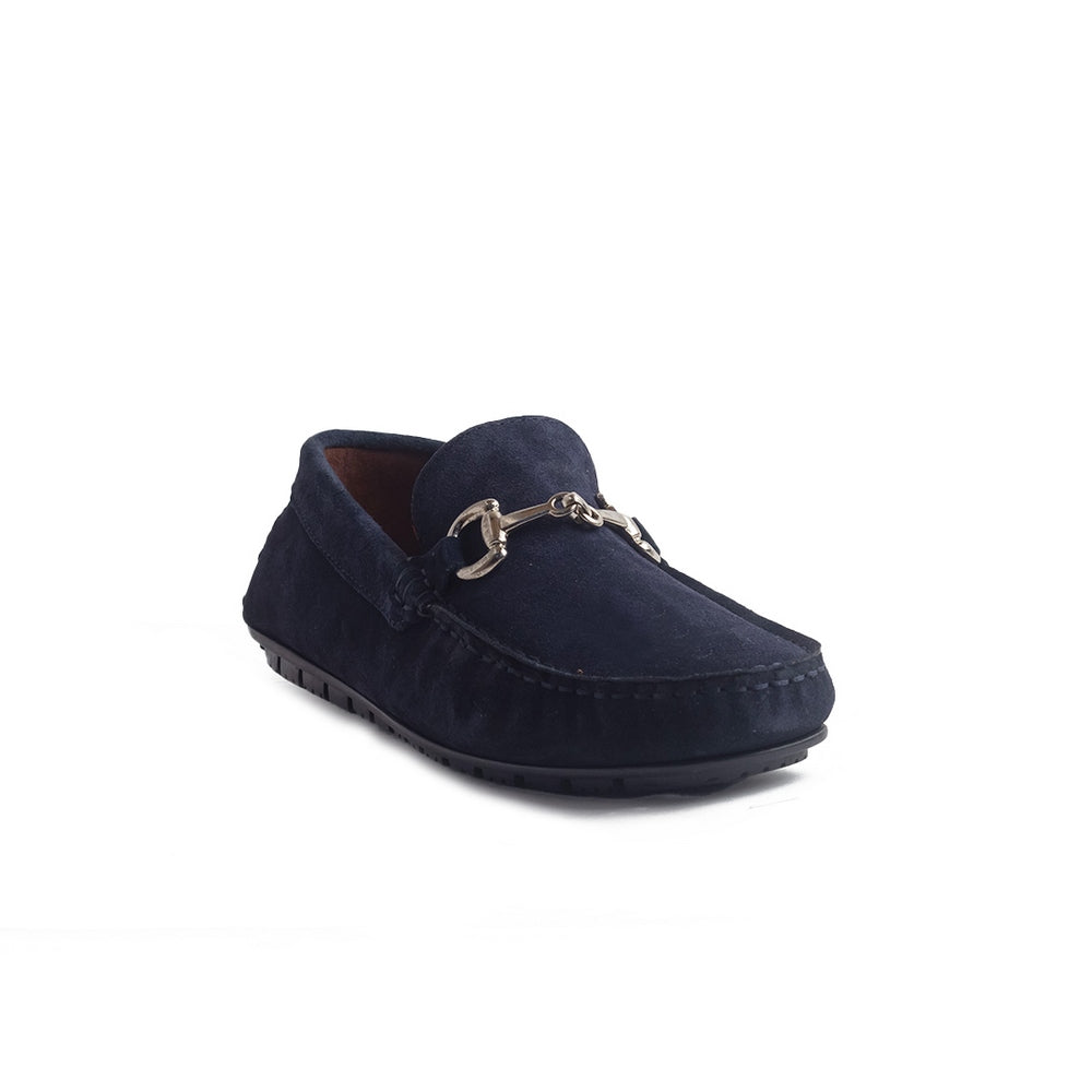 Italian Men Dark Blue Chamois Espadrilles #4217