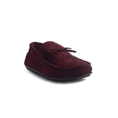 Italian Men Maroon Chamois Espadrilles #4245