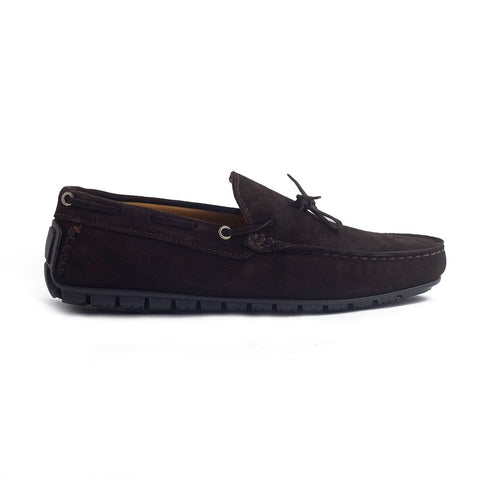 Italian Men Brown Chamois Espadrilles #4246