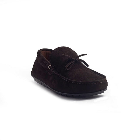 Italian Men Brown Chamois Espadrilles #4246