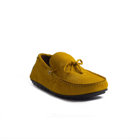 Italian Men Yellow Chamois Espadrilles #4248