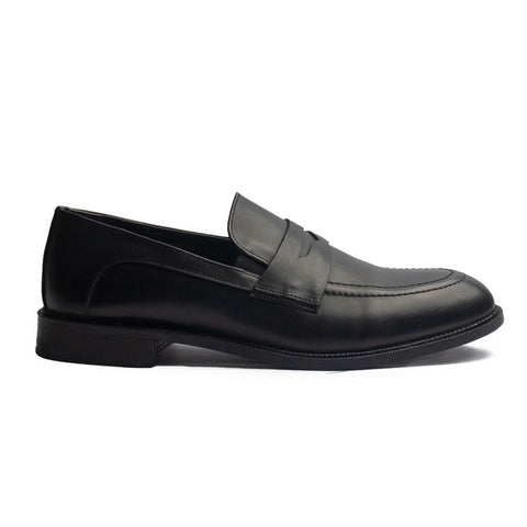 Men Black Leather Shoes #4269