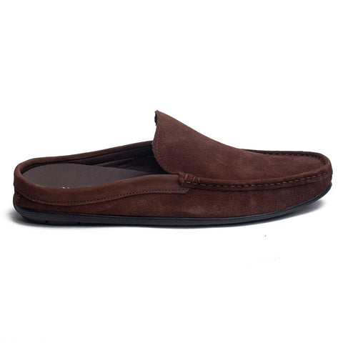 Men Brown Chamois Espadrilles #4293