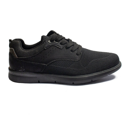 Europeon Union Men Black Cloth Shoes #4310