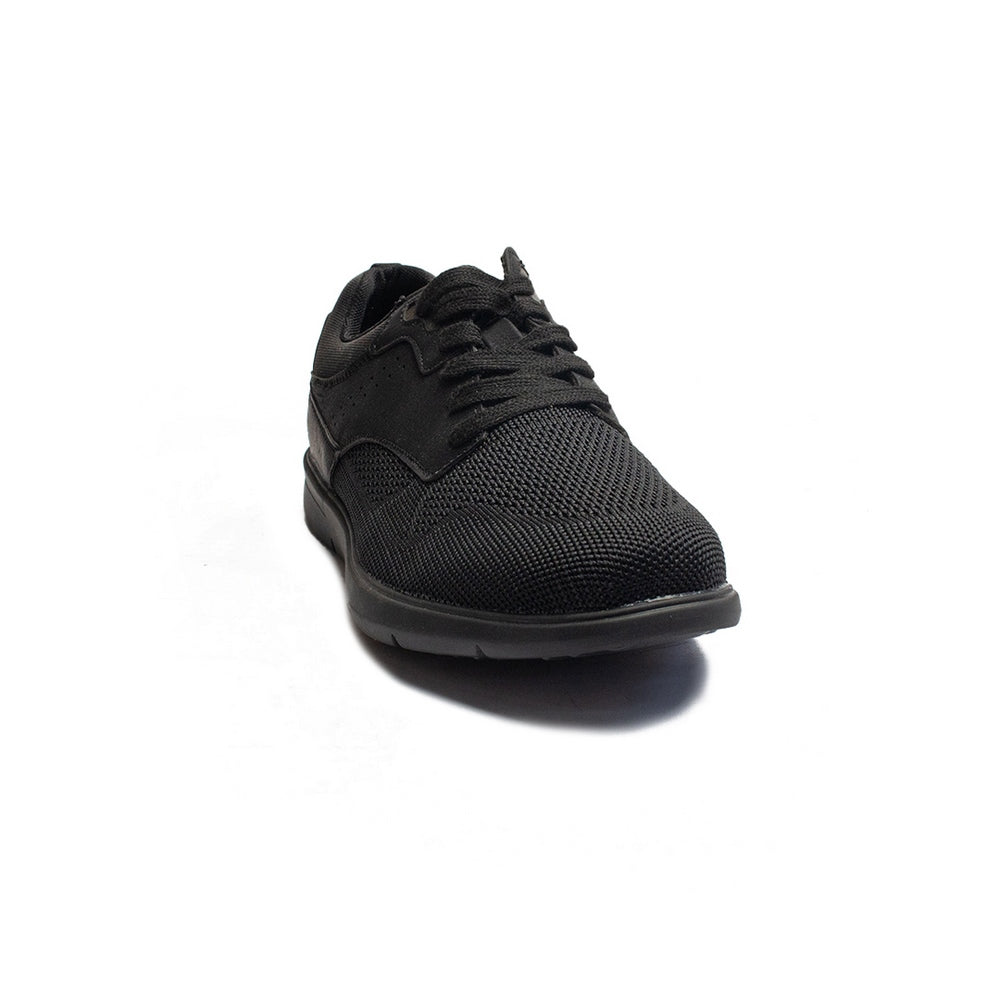 Europeon Union Men Black Cloth Shoes #4310