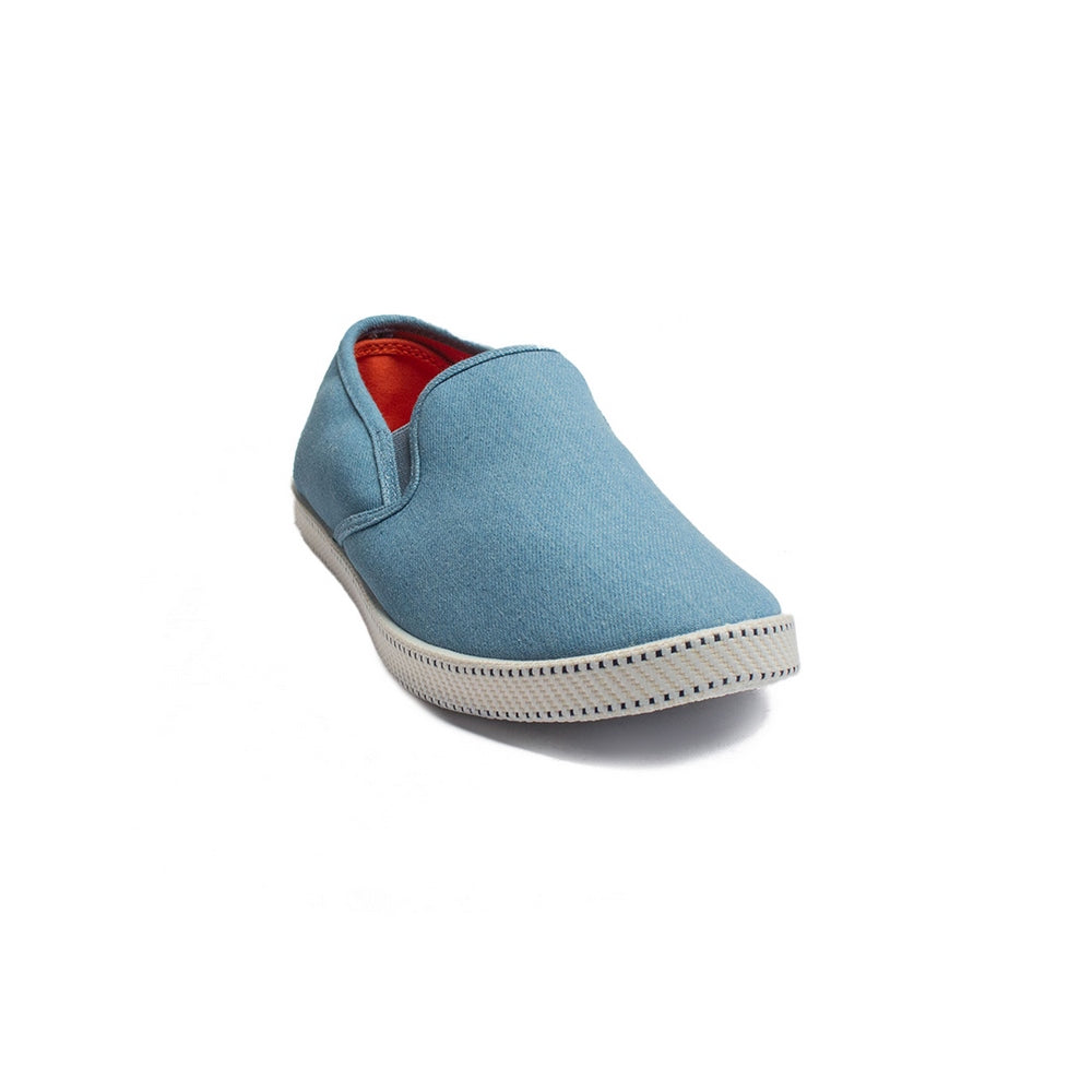 Europeon Union Men Light Blue Cloth Shoes #4312