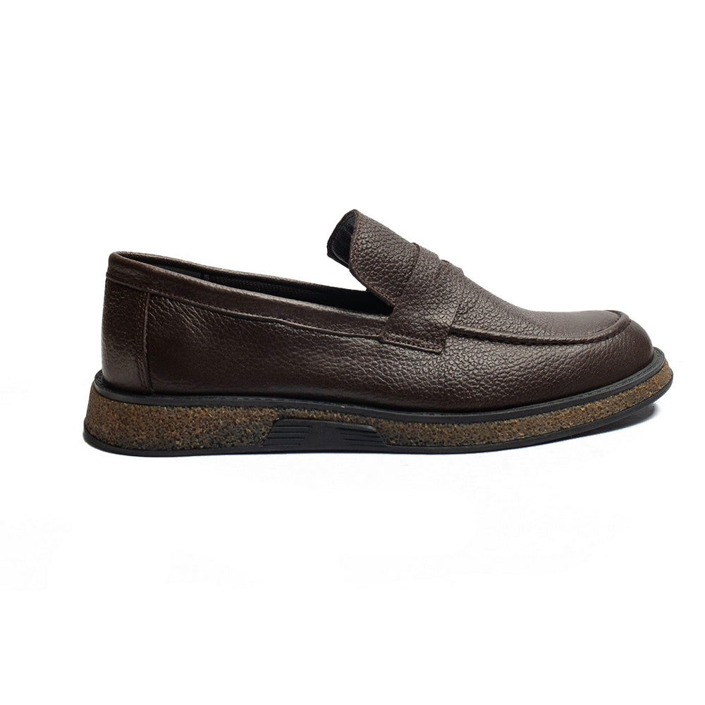Turkish Men Brown Leather Shoes #4343