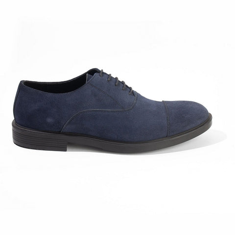 Men Blue Chamois Shoes #4379