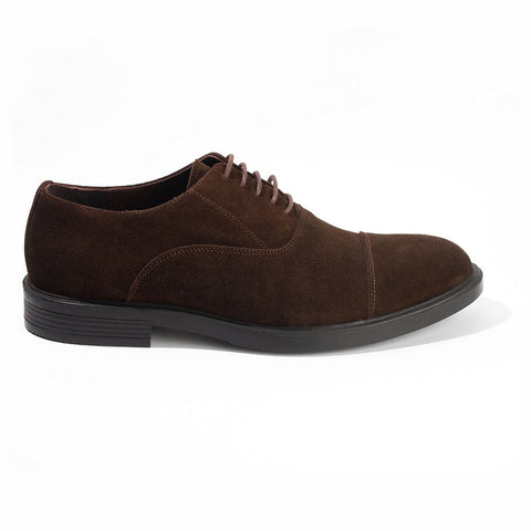 Men Brown Chamois Shoes #4380