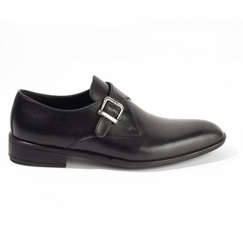 Men Black Leather Shoes #4391