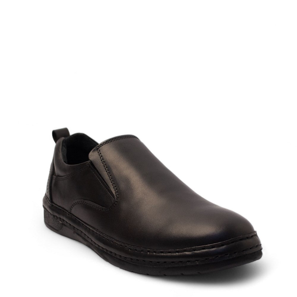 Men Black Leather Shoes #4399