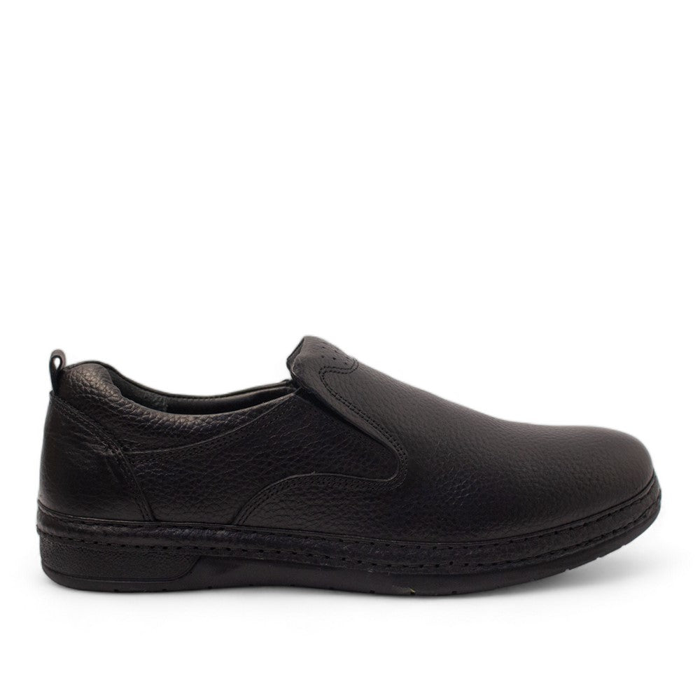 Men Black Leather Shoes #4402