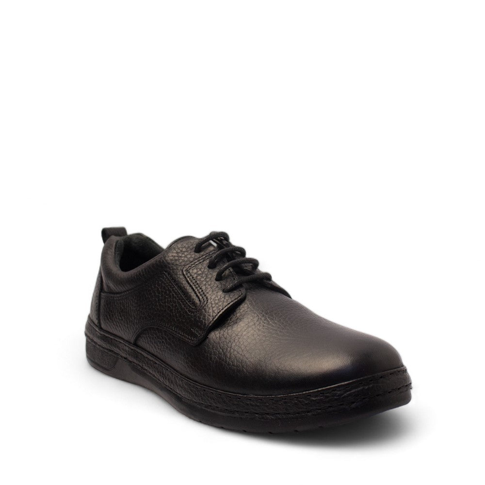 Men Black Leather Shoes #4405