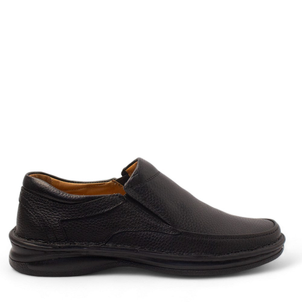 Men Black Leather Shoes #4408