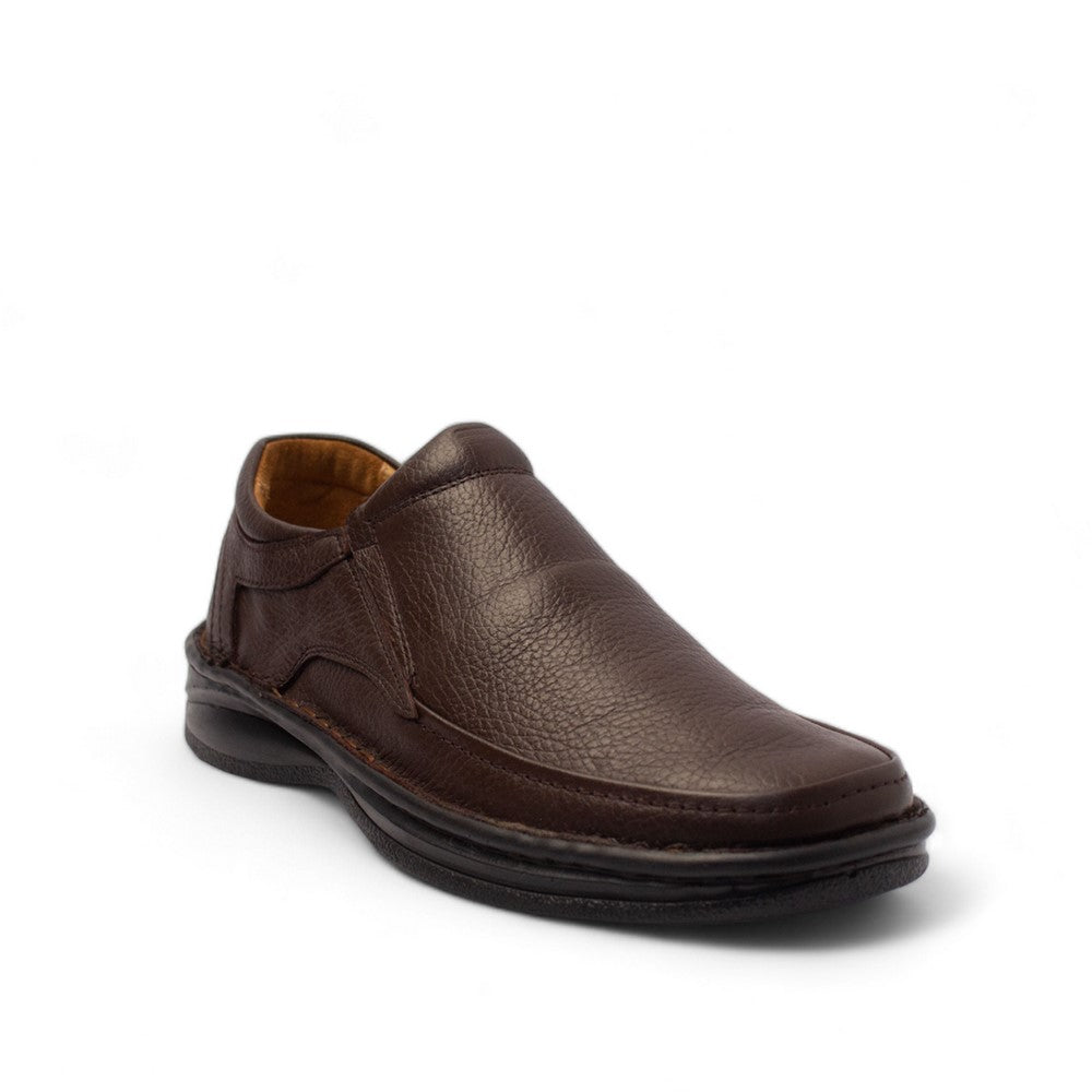 Men Brown Leather Shoes #4409