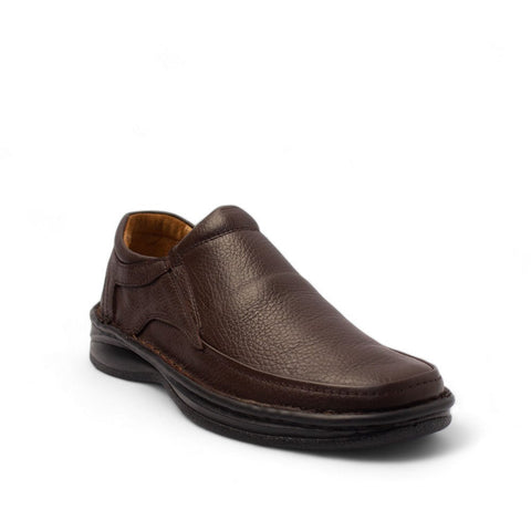 Men Brown Leather Shoes #4409