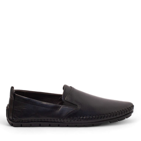 Men Black Leather Shoes #4414