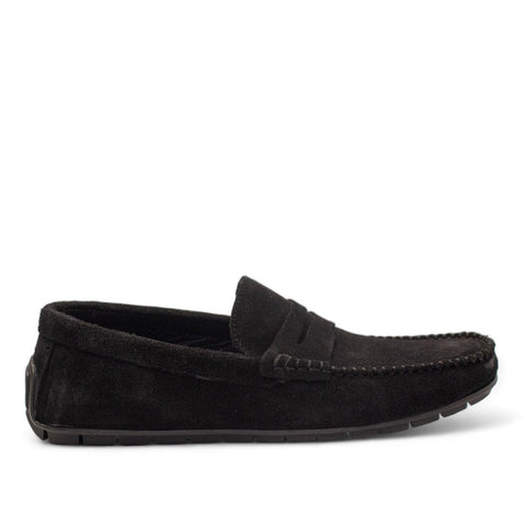 Men Black Chamois Espadrilles #4421