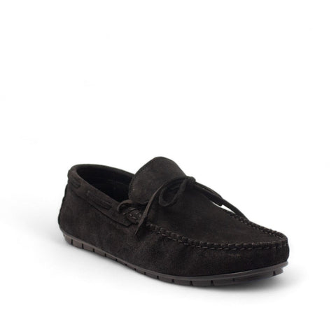 Men Black Chamois Espadrilles #4433