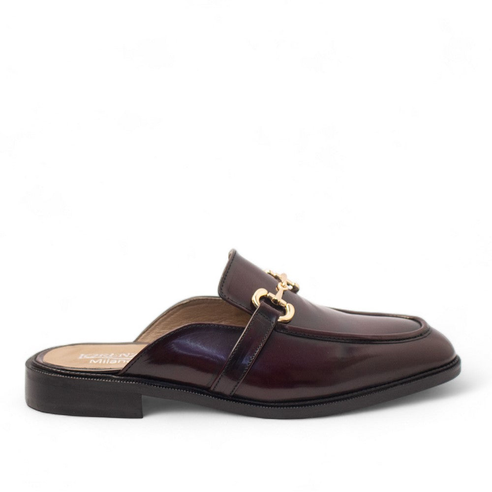 Men Maroon Vernis Leather Shoes #4481