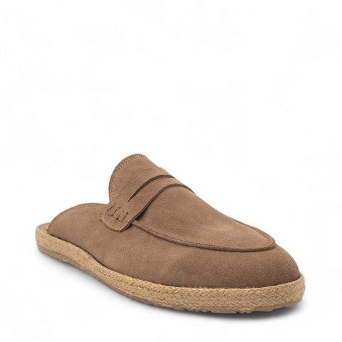 Men cafأ© Chamois Espadrilles #4486