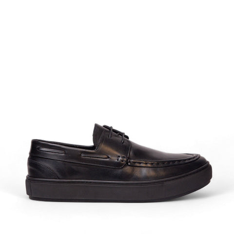 Men Black Leather Shoes #4514