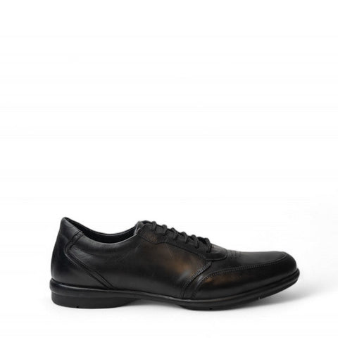 Men Black Leather Shoe #4546